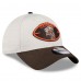 Бейсболка Cleveland Browns New Era Stone/Brown 2024 Sideline Historic 39THIRTY