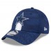 Dallas Cowboys New Era Navy 2024 Sideline 9FORTY Stretch-Snap Hat
