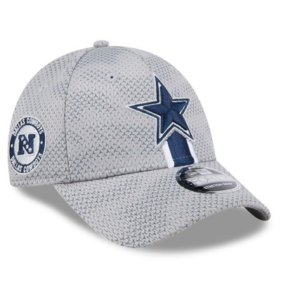 Dallas Cowboys New Era Gray 2024 Sideline 9FORTY Stretch-Snap Hat