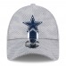 Dallas Cowboys New Era Gray 2024 Sideline 9FORTY Stretch-Snap Hat