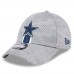 Dallas Cowboys New Era Gray 2024 Sideline 9FORTY Stretch-Snap Hat