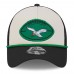 Бейсболка Philadelphia Eagles New Era 2024 Sideline Historic 9FORTY A-Frame - Stone/Black