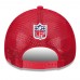 Бейсболка San Francisco 49ers New Era 2024 Sideline Historic 9FORTY A-Frame Trucker - Stone/Scarlet
