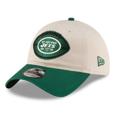 Бейсболка New York Jets New Era 2024 Sideline Historic 9TWENTY - Stone/Green