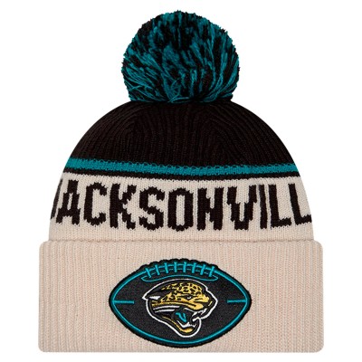 Шапка с помпоном Jacksonville Jaguars New Era Stone NFL Sideline Historic