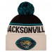 Шапка с помпоном Jacksonville Jaguars New Era Stone NFL Sideline Historic