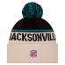 Шапка с помпоном Jacksonville Jaguars New Era Stone NFL Sideline Historic