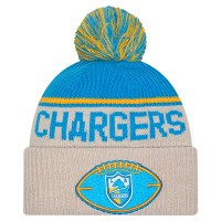 Шапка с помпоном Los Angeles Chargers New Era Stone NFL Sideline Historic