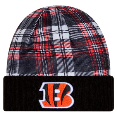 Cincinnati Bengals New Era Black Sideline Statement Cuffed Knit Hat
