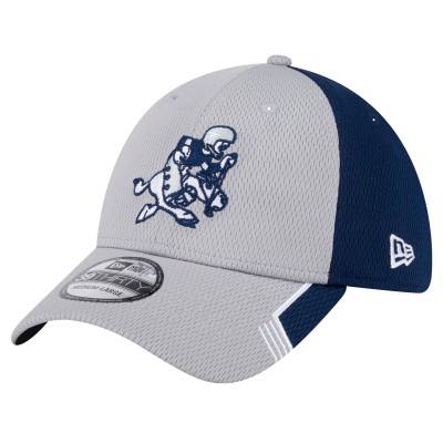 Бейсболка Dallas Cowboys New Era Gray Retro Joe Active Visor Trim 39THIRTY