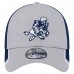 Бейсболка Dallas Cowboys New Era Gray Retro Joe Active Visor Trim 39THIRTY