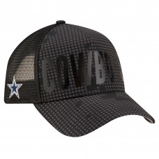 Бейсболка Dallas Cowboys New Era Graphite Midnight Ink Tonal A-Frame 9FORTY