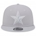 Бейсболка Dallas Cowboys New Era Gray Tonal Color Pack 9FIFTY Snapback