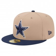 Бейсболка Dallas Cowboys New Era Tan 59FIFTY