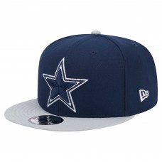 Бейсболка Dallas Cowboys New Era Navy/Gray Main 9FIFTY Snapback