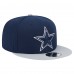 Бейсболка Dallas Cowboys New Era Navy/Gray Main 9FIFTY Snapback