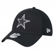 Бейсболка Dallas Cowboys New Era Black Main B-Dub Neo 39THIRTY