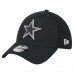 Бейсболка Dallas Cowboys New Era Black Main B-Dub Neo 39THIRTY