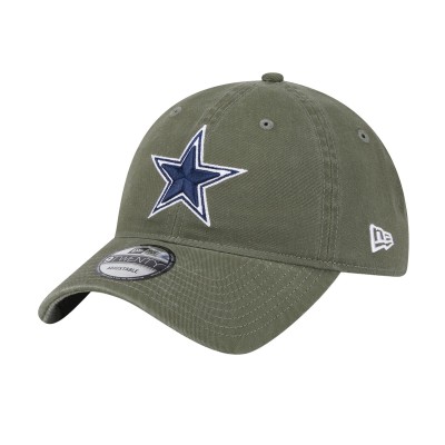 Бейсболка Dallas Cowboys New Era Olive Main 9TWENTY