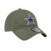 Бейсболка Dallas Cowboys New Era Olive Main 9TWENTY