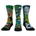 Три пары носков Philadelphia Eagles Rock Em Socks Unisex TMNT - Green