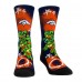 Три пары носков Denver Broncos Rock Em Socks Unisex TMNT - Navy