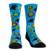 Носки Unisex Carolina Panthers Rock Em Light Blue TMNT Three-Pack Crew Set