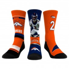 Три пары носков Patrick Surtain II Denver Broncos Rock Em Socks Unisex