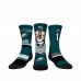 Подростковая Philadelphia Eagles Jalen Hurts Rock Em Socks 3-Pack Crew Sock Set