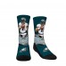 Подростковая Philadelphia Eagles Jalen Hurts Rock Em Socks 3-Pack Crew Sock Set