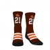 Подростковая Cleveland Browns Denzel Ward Rock Em Socks 3-Pack Crew Sock Set