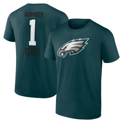 Футболка Philadelphia Eagles #1 Dad - Midnight Green
