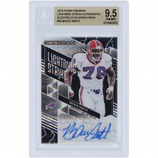 Bruce Smith Buffalo Bills Autographed 2018 Panini Obsidian White Finite #LS-36 #1/1 BGS Authenticated 9.5 Card