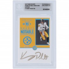 Kenny Pickett Pittsburgh Steelers Autographed 2022 Panini Encased Notable Signatures Sapphire #RNS-KP #38/50 BGS Authenticated Rookie Card