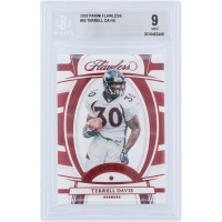 Terrell Davis Denver Broncos 2022 Panini Flawless Ruby Relic #92 #15/20 BGS Authenticated 9 Card
