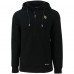 Minnesota Vikings Cutter & Buck Black Primary Mark Roam Eco Recycled Half-Zip Pullover Hoodie