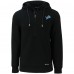 Толстовка Detroit Lions Cutter & Buck Black Primary Mark Roam Eco Recycled Half-Zip