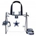 Dallas Cowboys Loungefly Clear Convertible Backpack & Tote Bag