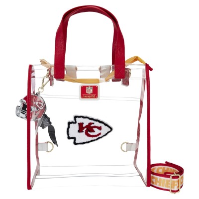 Kansas City Chiefs Loungefly Clear Convertible Backpack & Tote Bag