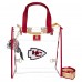 Kansas City Chiefs Loungefly Clear Convertible Backpack & Tote Bag