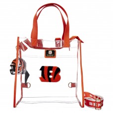 Cincinnati Bengals Loungefly Clear Convertible Backpack & Tote Bag