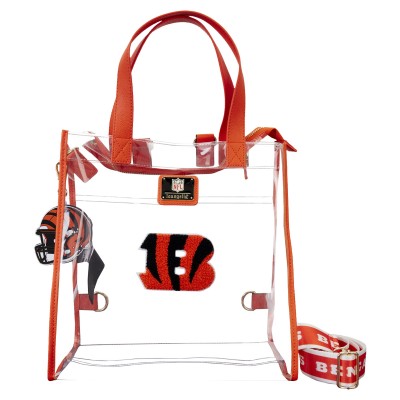 Cincinnati Bengals Loungefly Clear Convertible Backpack & Tote Bag