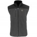 Minnesota Vikings Cutter & Buck Gray Primary Mark Cascade Eco Sherpa Fleece Full-Zip Vest