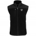 Las Vegas Raiders Cutter & Buck Black Primary Mark Cascade Eco Sherpa Fleece Full-Zip Vest