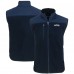 Seattle Seahawks Cutter & Buck College Navy Primary Mark Cascade Eco Sherpa Fleece Full-Zip Vest