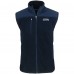 Seattle Seahawks Cutter & Buck College Navy Primary Mark Cascade Eco Sherpa Fleece Full-Zip Vest