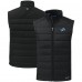 Detroit Lions Cutter & Buck Black Primary Mark Evoke PrimaLoft Hybrid Eco Softshell Recycled Full-Zip Vest