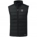 Las Vegas Raiders Cutter & Buck Black Primary Mark Evoke PrimaLoft Hybrid Eco Softshell Recycled Full-Zip Vest