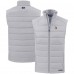 Minnesota Vikings Cutter & Buck Gray Primary Mark Evoke PrimaLoft Hybrid Eco Softshell Recycled Full-Zip Vest Minnesota Vikings Cutter & Buck Gray Primary Mark Evoke PrimaLoft Hybrid Eco Softshell Recycled Full-Zip Vest