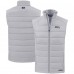 Seattle Seahawks Cutter & Buck Gray Primary Mark Evoke PrimaLoft Hybrid Eco Softshell Recycled Full-Zip Vest